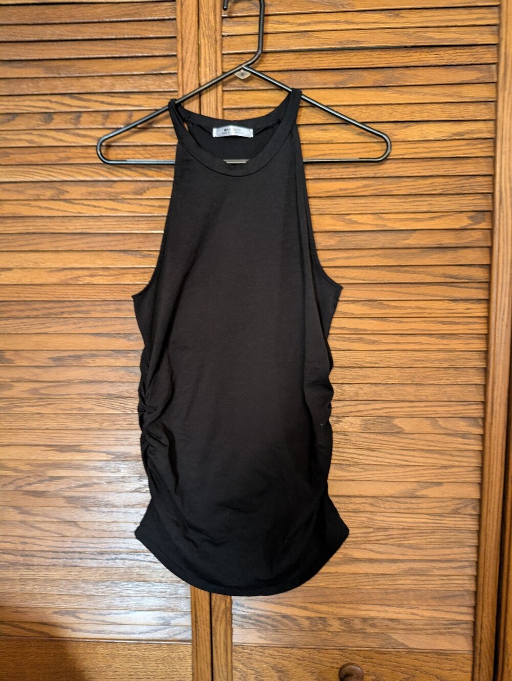 LA Made New Black Long Tank Top Size Large